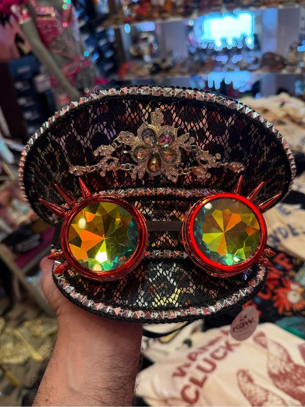 Nu Shuz Festival Leopard Animal Print Sequin Hat